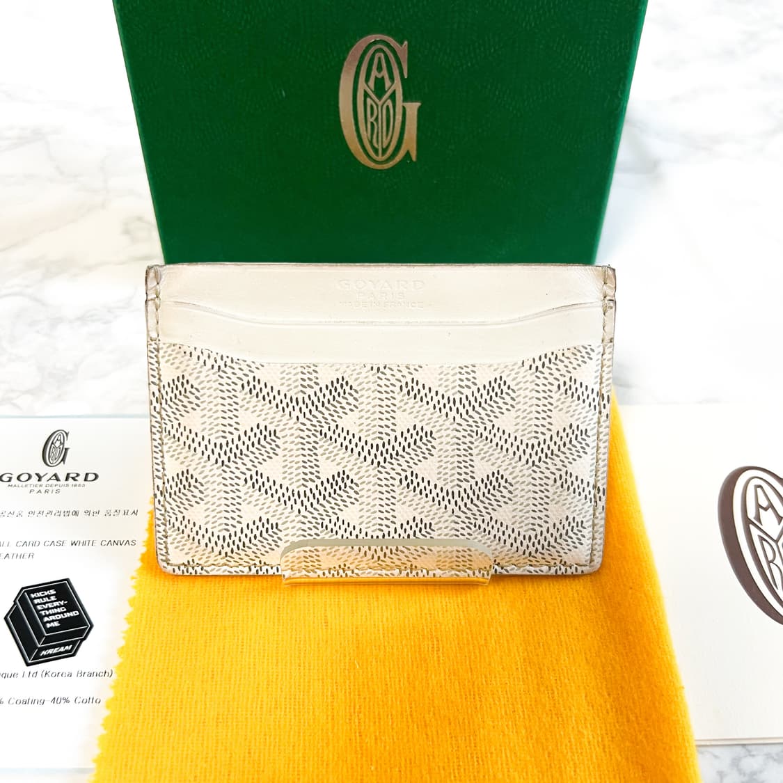고야드 생쉴피스 카드지갑 화이트 상품이미지2