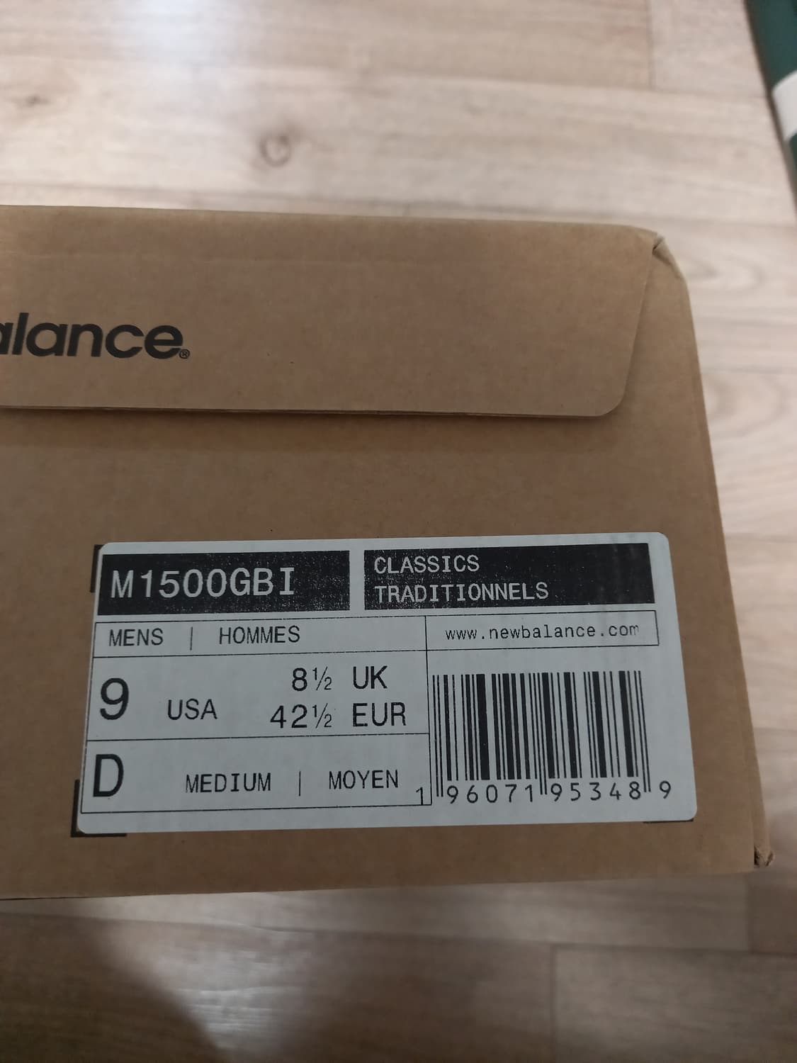 뉴발란스 M1500GBI 브라운 새상품 270 상품이미지9