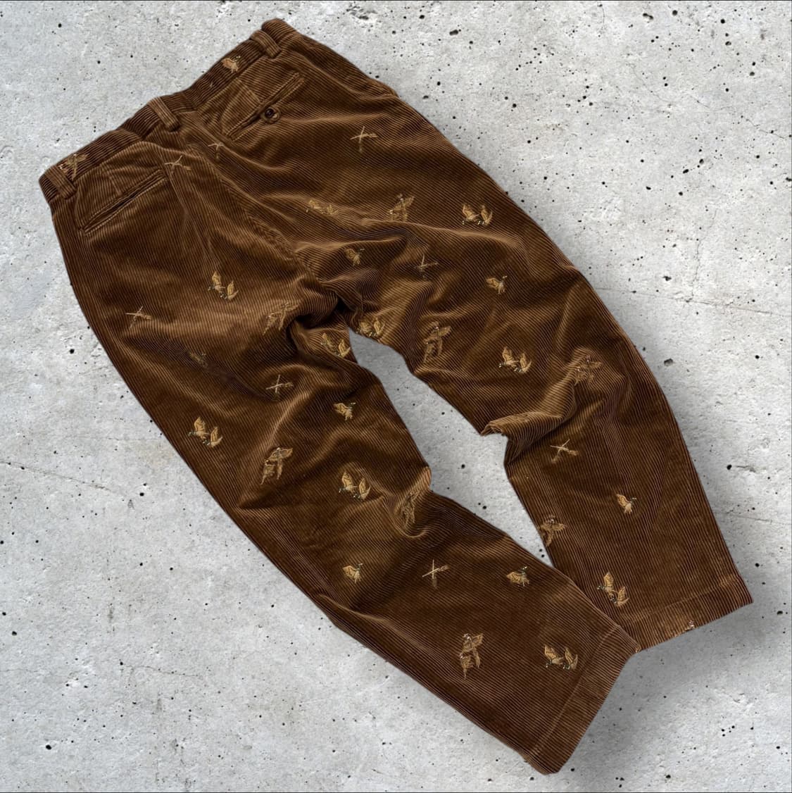 [32x34] 폴로랄프로렌 브라운 덕 코듀로이 자수 바지 C66 상품이미지2