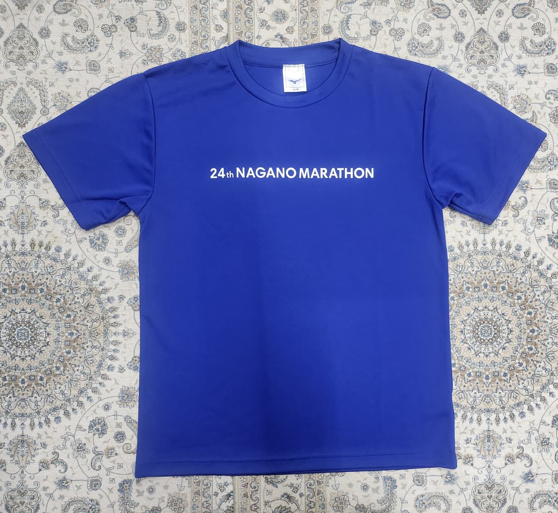 미즈노 나가노 마라톤 기능성티 M (55반까지) 상품이미지1