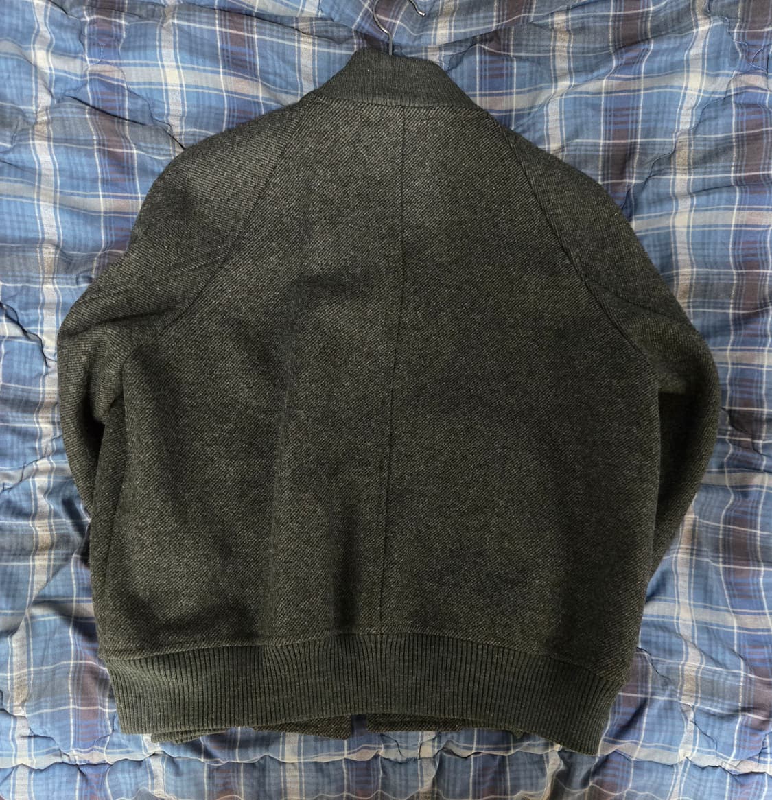 애프터프레이 A-1 울 블루종 차콜 L 판매합니다. 상품이미지3