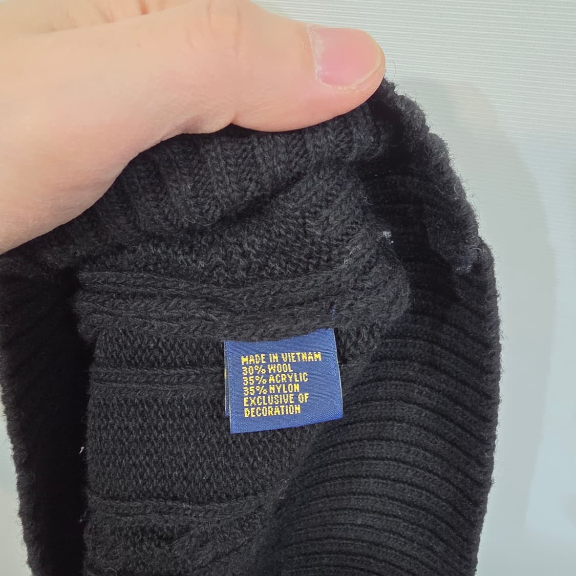 폴로 랄프로렌 남성 케이블 니트 XL  상품이미지4