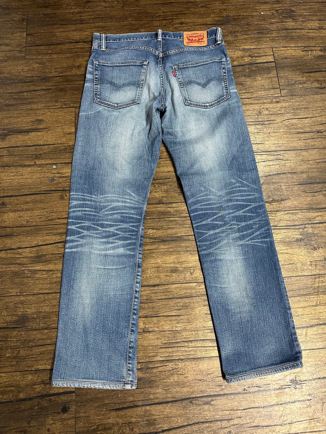 리바이스 Levis 502 워시드 데님 팬츠 W32 빈티지 청바지 상품이미지2