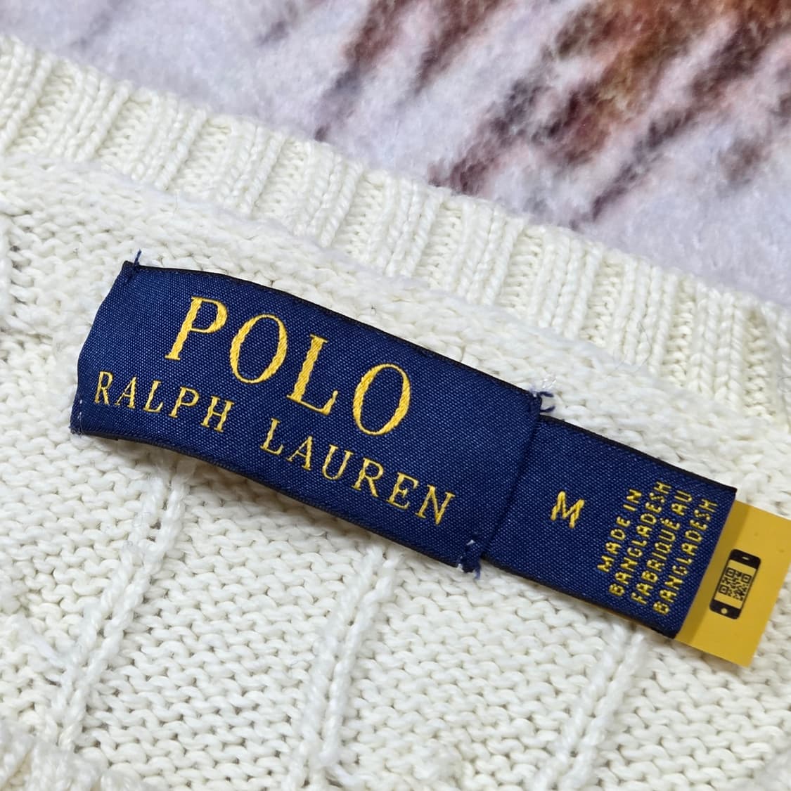 폴로 랄프로렌 아이보리 케이블 니트 상품이미지7