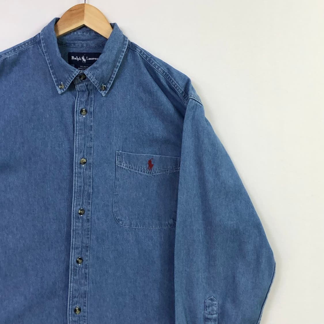 Xxl 폴로 데님 셔츠 상품이미지1