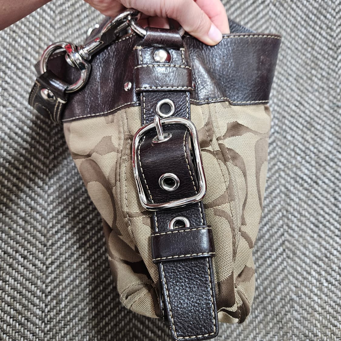 빈티지 코치 시그니처 숄더백 상품이미지3