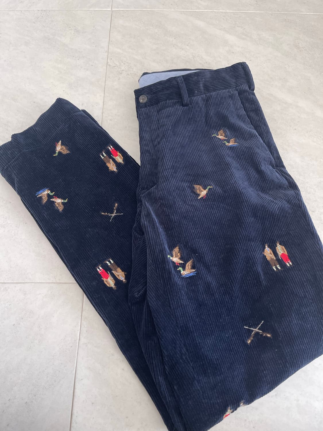 폴로 클래식핏 정품 코듀로이 바지 32 상품이미지1