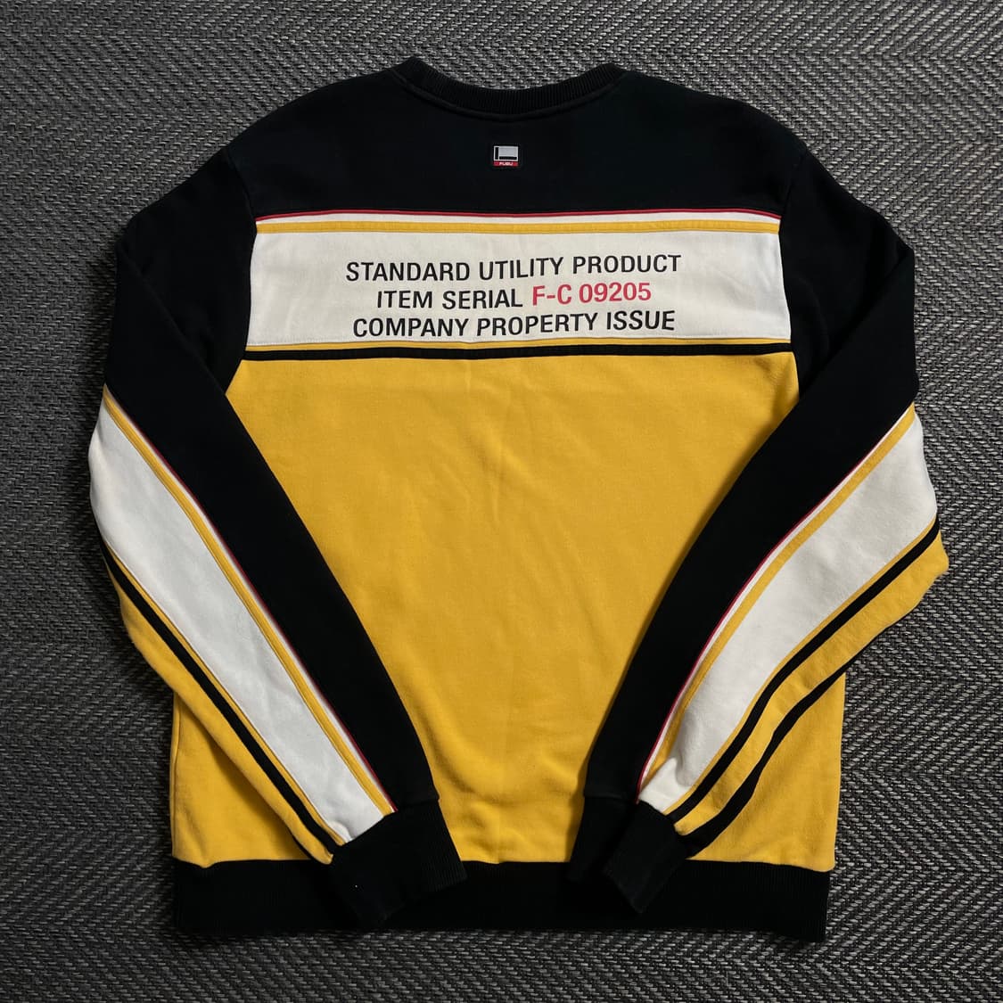 00s 후부 올드스쿨 빅로고 배색 스웻 셔츠 맨투맨 y 4090 상품이미지5