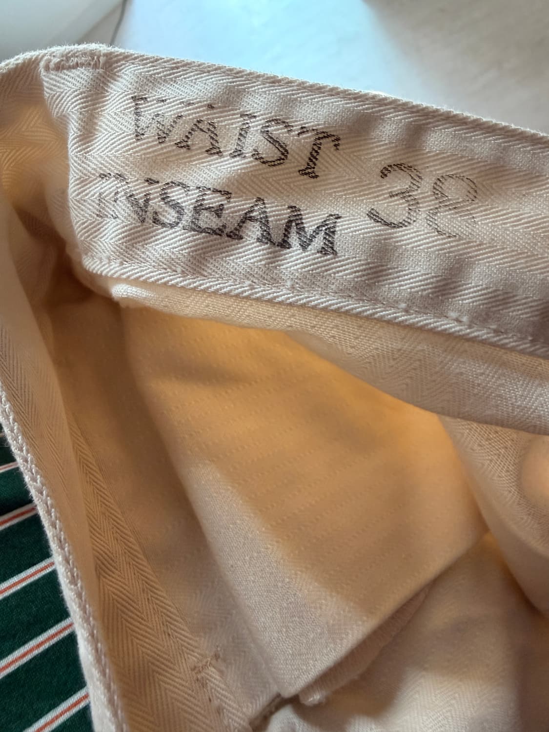 엣라스트앤코 부쳐프로덕트 치노팬츠 38사이즈 상품이미지3