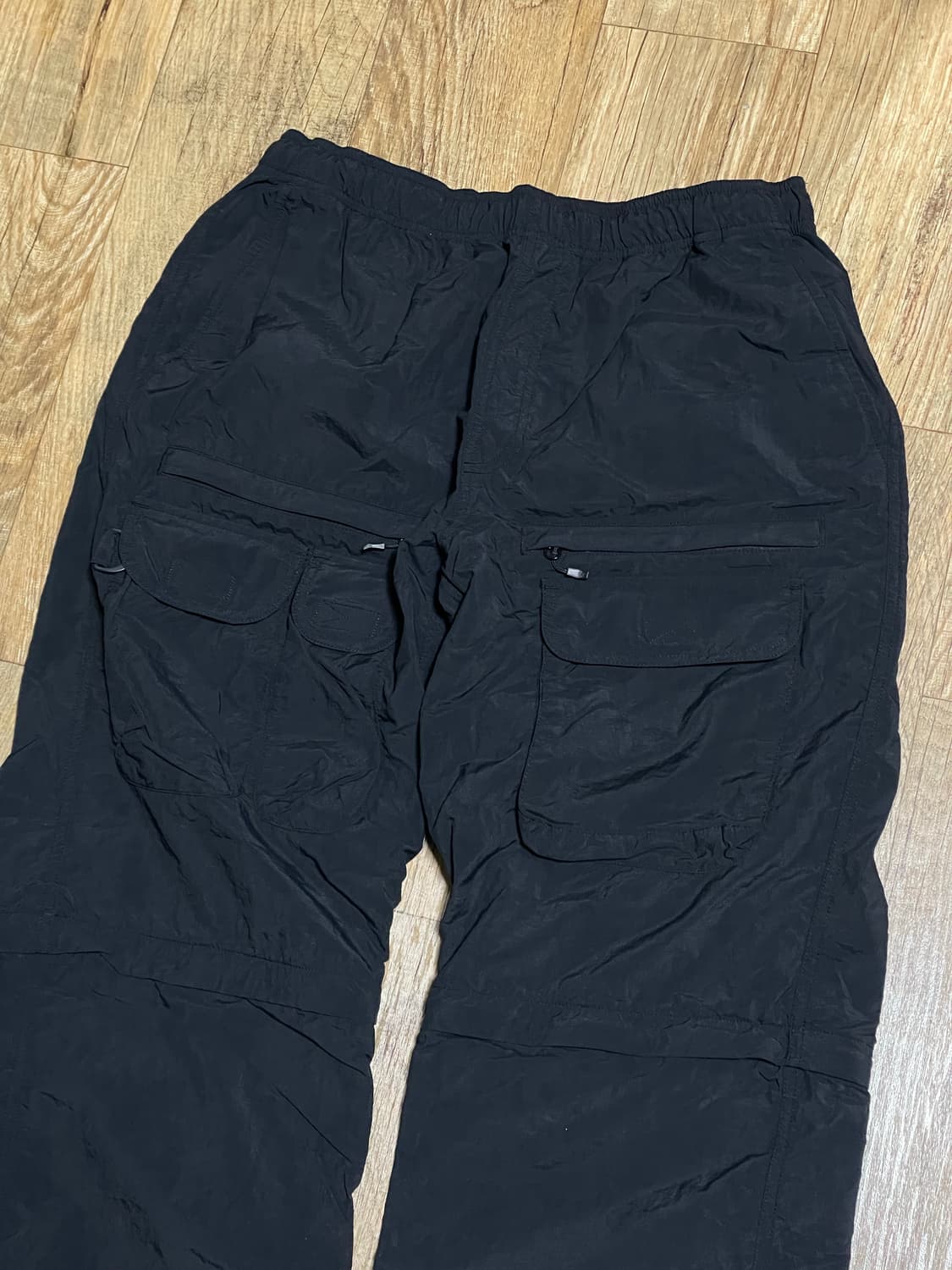 [L] 빔즈 X 컬럼비아 PFG 로그리버 BMS 나일론 피싱 팬츠 블랙 상품이미지3