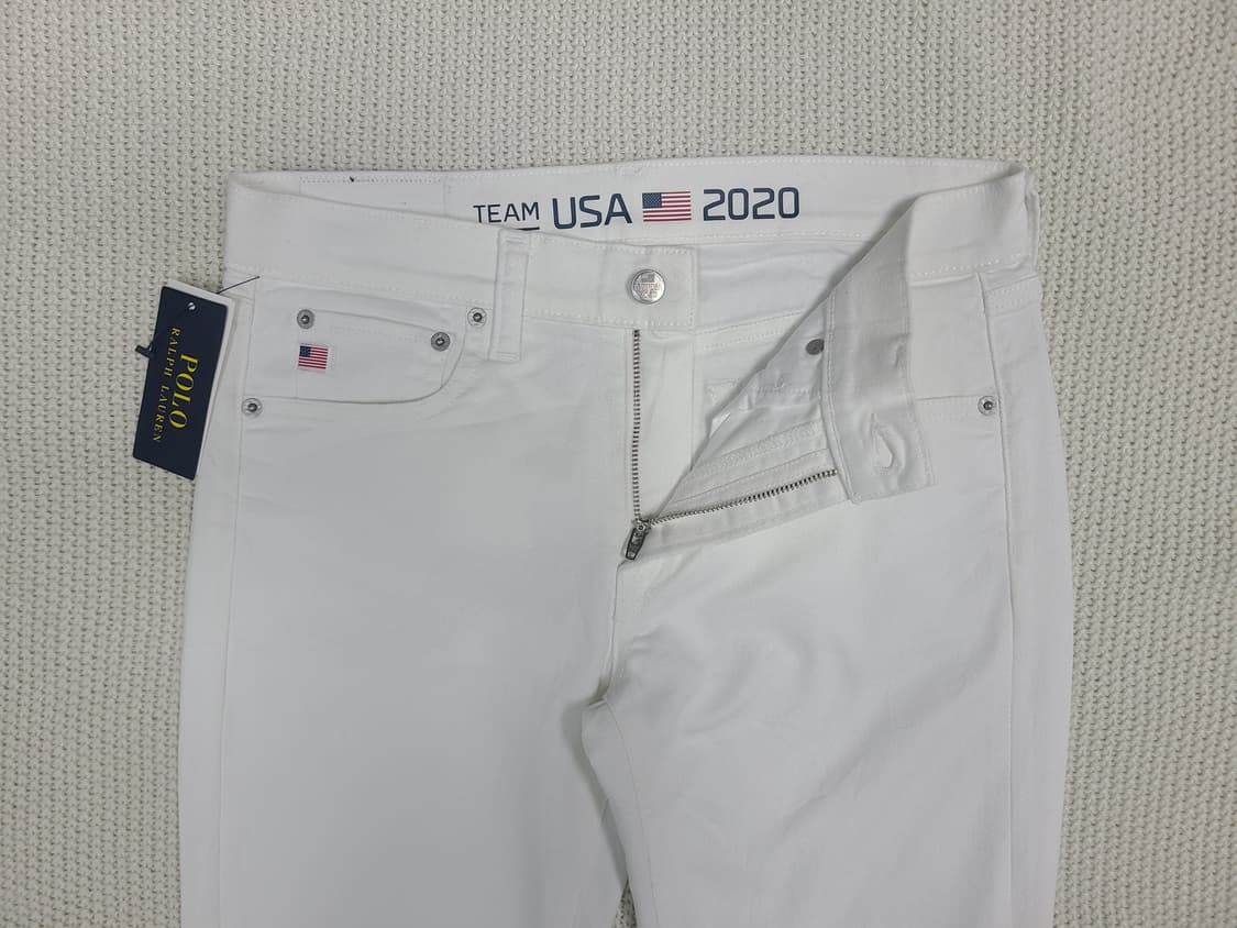 폴로 랄프로렌 x TEAM USA 2020 올림픽 White jeans 상품이미지4
