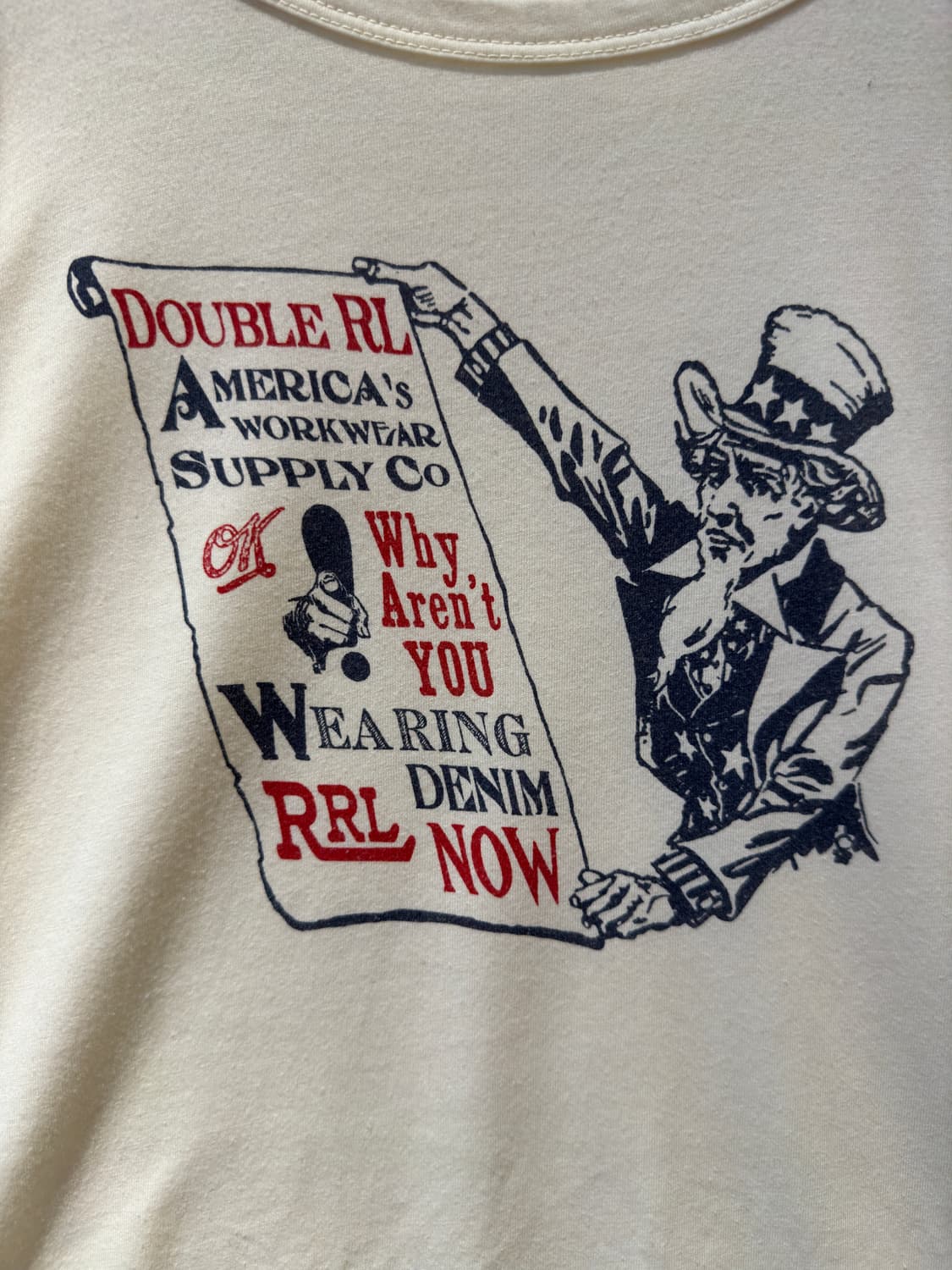 더블알엘  'America's Workwear' 그래픽 티셔츠 상품이미지2