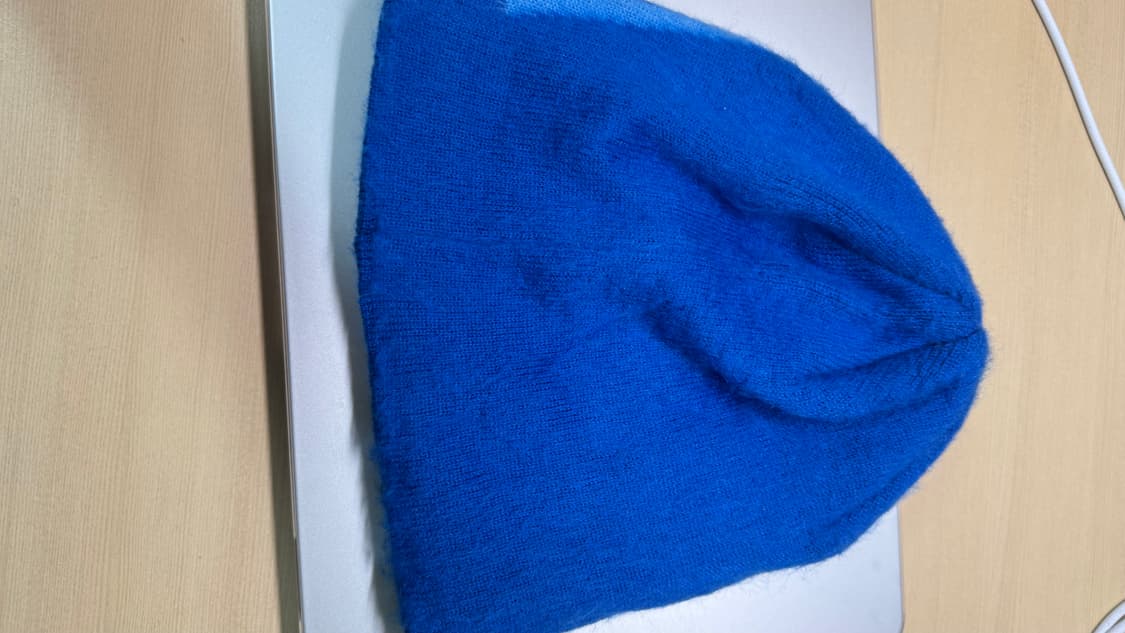 스투시 브러쉬드 아웃 스탁 스컬캡 비니 블루 상품이미지3