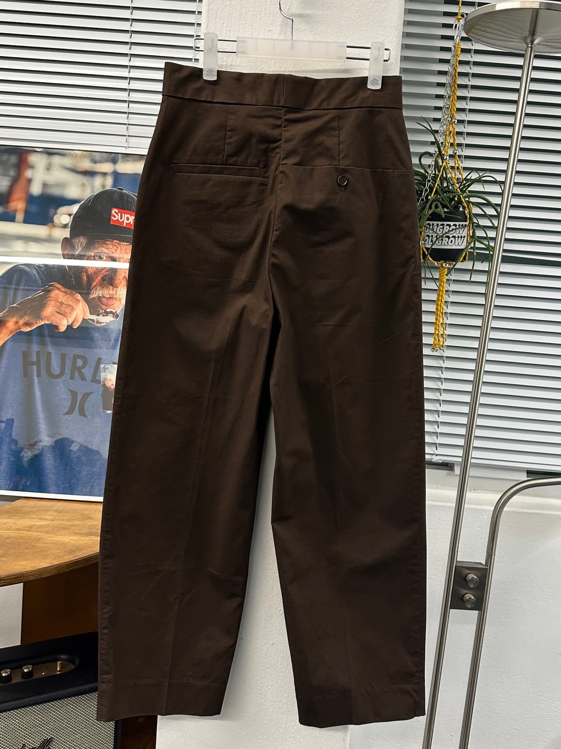 코스 하이웨스트 플리티드 트라우저 팬츠36 상품이미지5