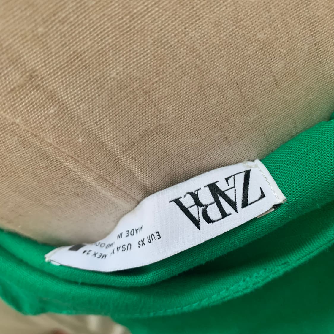 Zara 자라 원피스 그린 원피스 빈티지 원피스 모리 원피스 하구미깔 상품이미지5