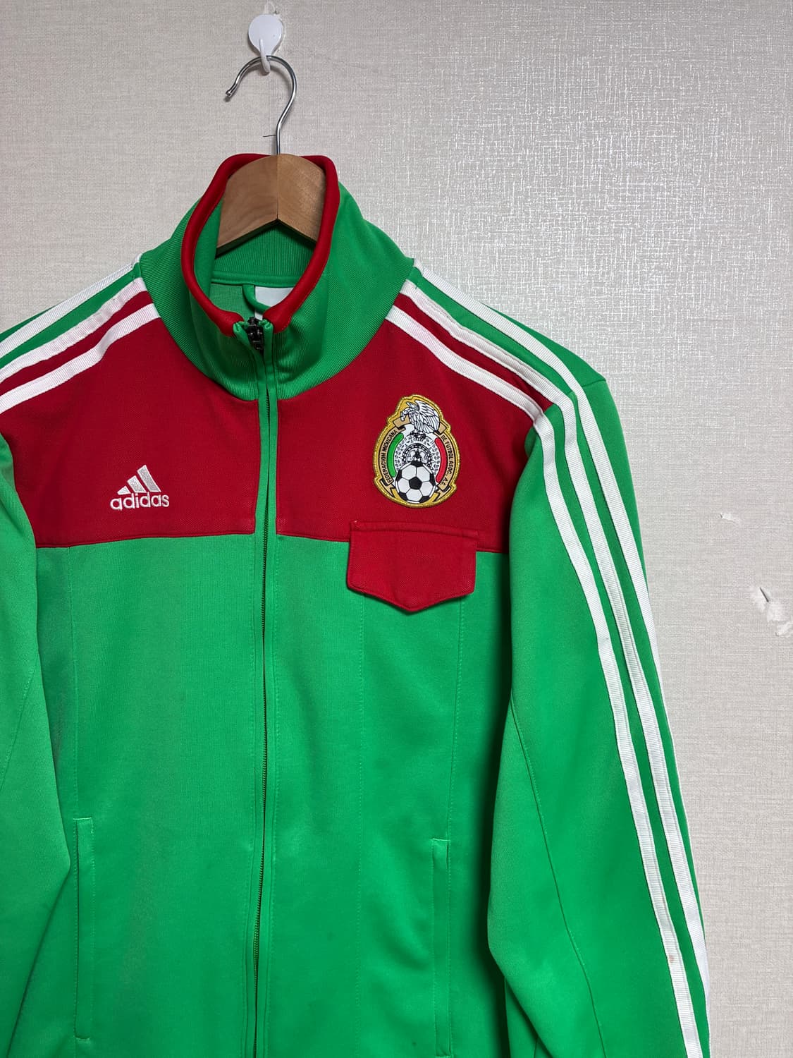 빈티지 아디다스 멕시코 져지 그린 L 상품이미지1