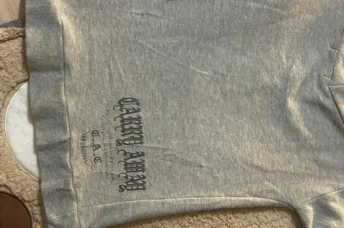 갸루 펑크 오프숄더 맨투맨 판매합니다 상품이미지2