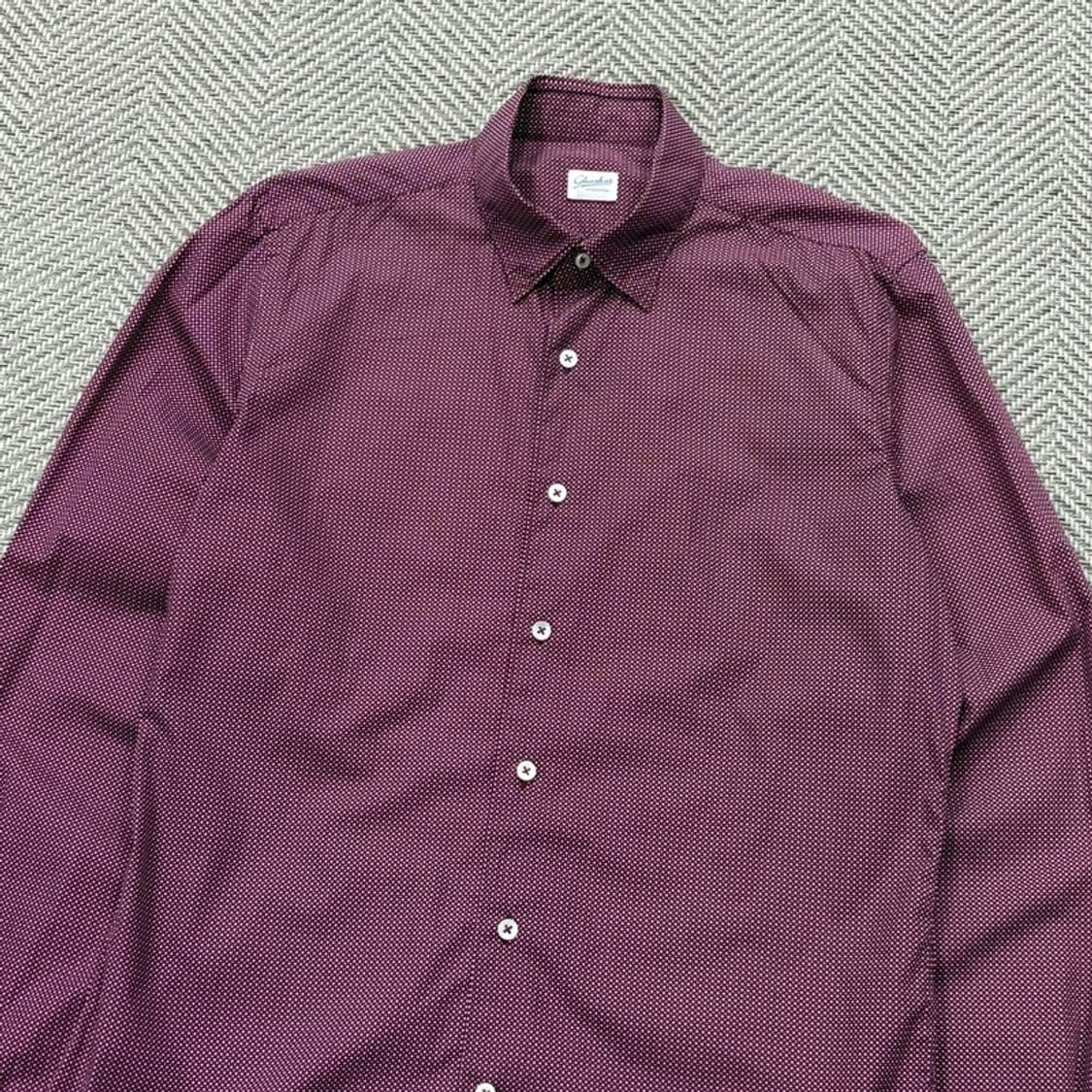 슬로웨어 글랜셔츠 도트패턴 셔츠 v2892 상품이미지3