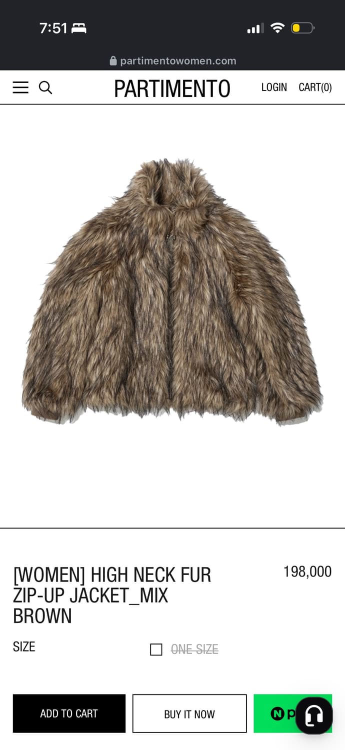 파르티멘토우먼 퍼자켓 상품이미지2