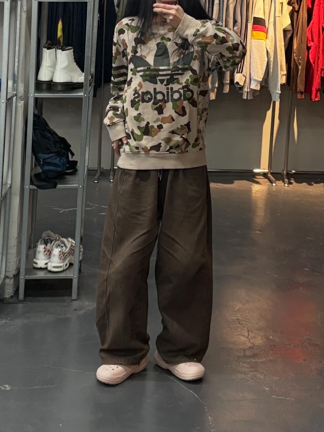 아디다스 카모 스웨트 긴팔티 A3082 상품이미지1