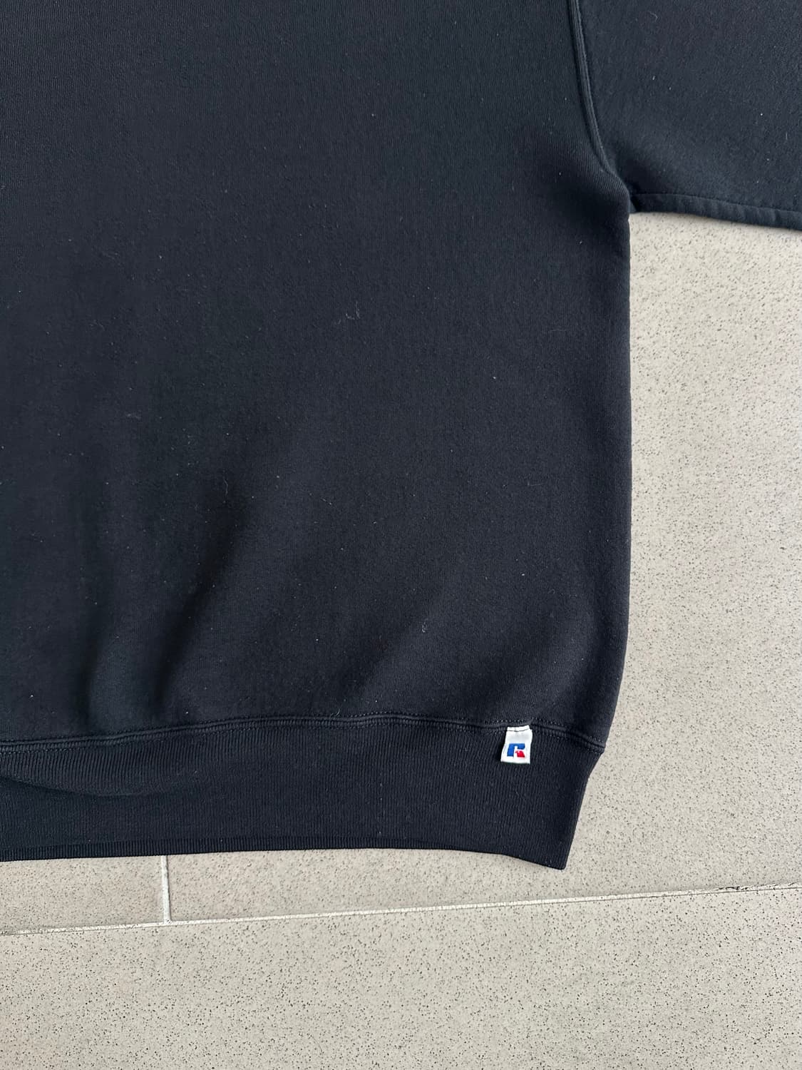 90s 빈티지 러셀 스웻셔츠 블랙 XL USA 상품이미지3