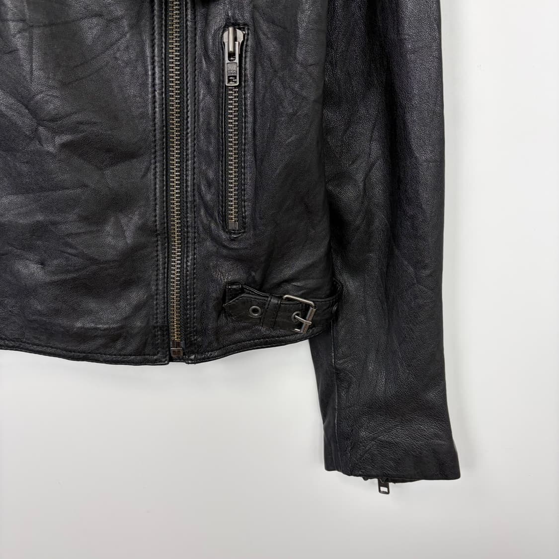 데드스탁 빈티지 가죽 라이더 자켓 상품이미지5