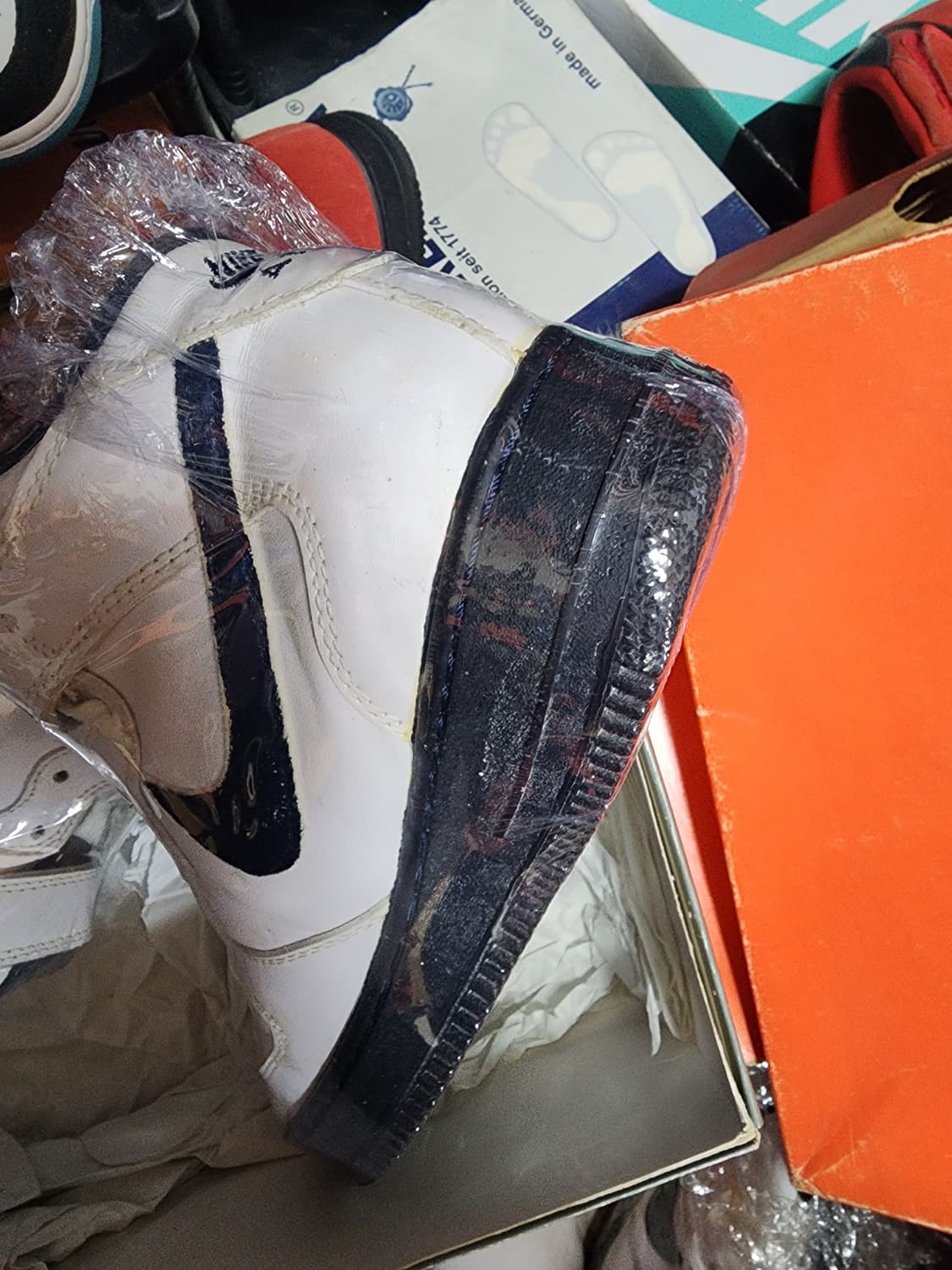 나이키 에어포스 1 미드 95년 남색완창 상품이미지4