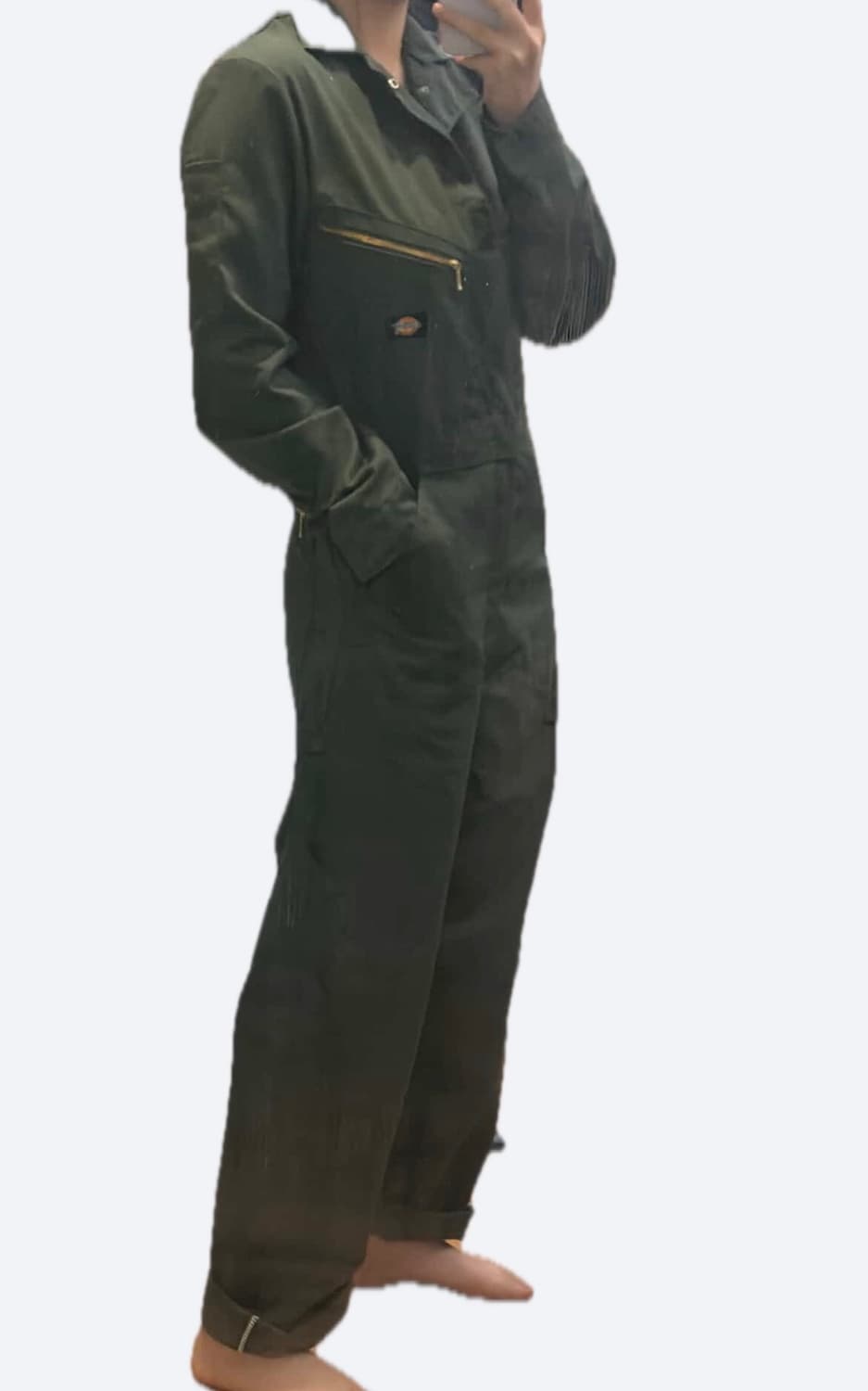 💚디키즈 커버롤 카키 점프수트💚 상품이미지2