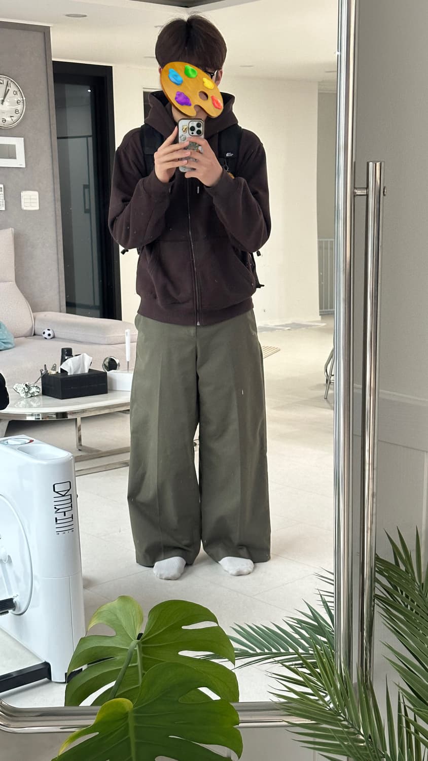 유니클로 와이드핏 슬랙스 상품이미지4
