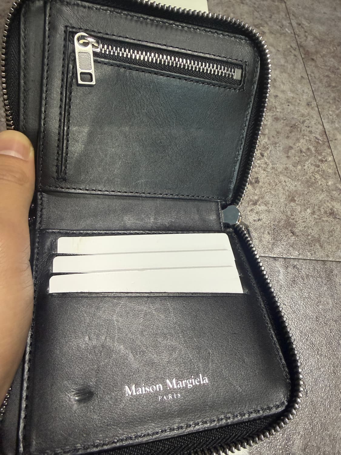 마르지엘라 지퍼 카드 지갑 정품 풀박스 상품이미지5