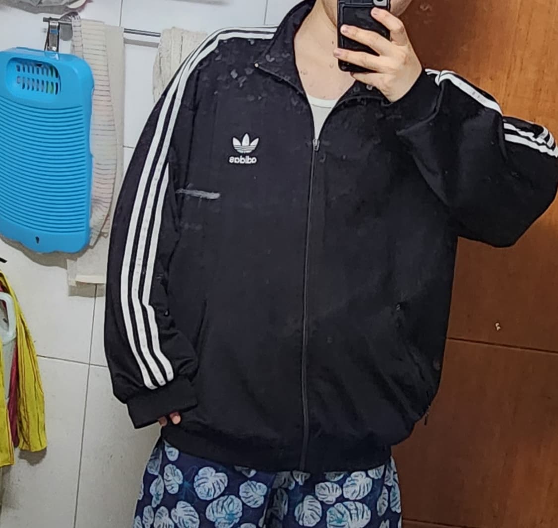 XL 아디다스 삼선 90S 오버핏 트랙탑 트레이닝 져지 자켓 상품이미지2