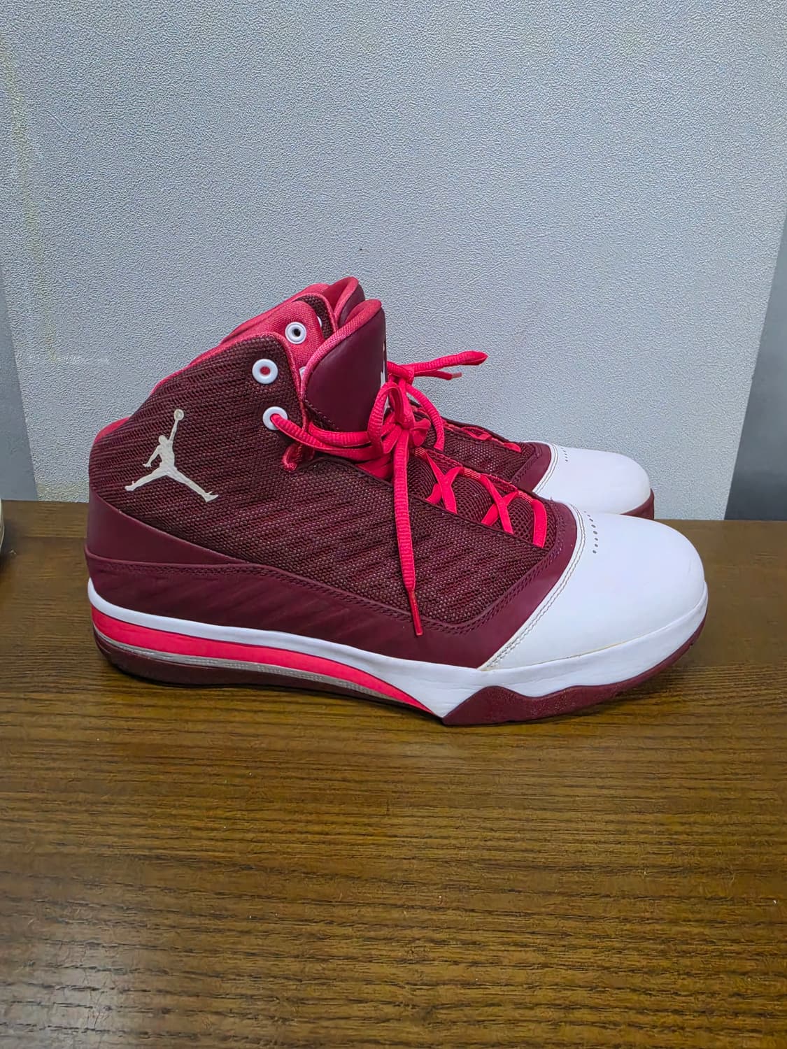 조던 B'O 농구화 버건디/화이트 상품이미지1