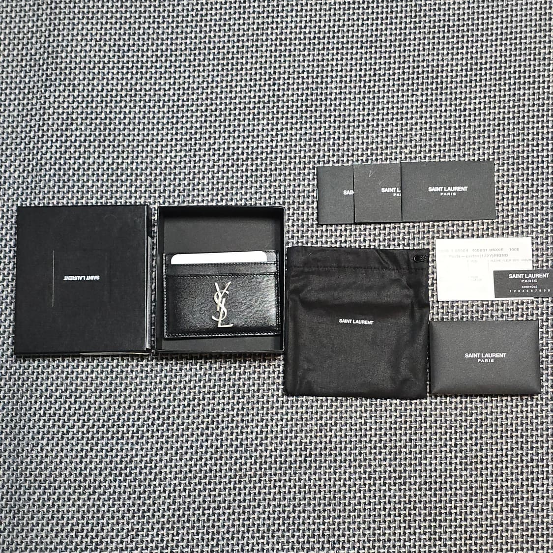 SAINT LAURENT(생로랑) 485631 모노그램 카드케이스 지갑 상품이미지2