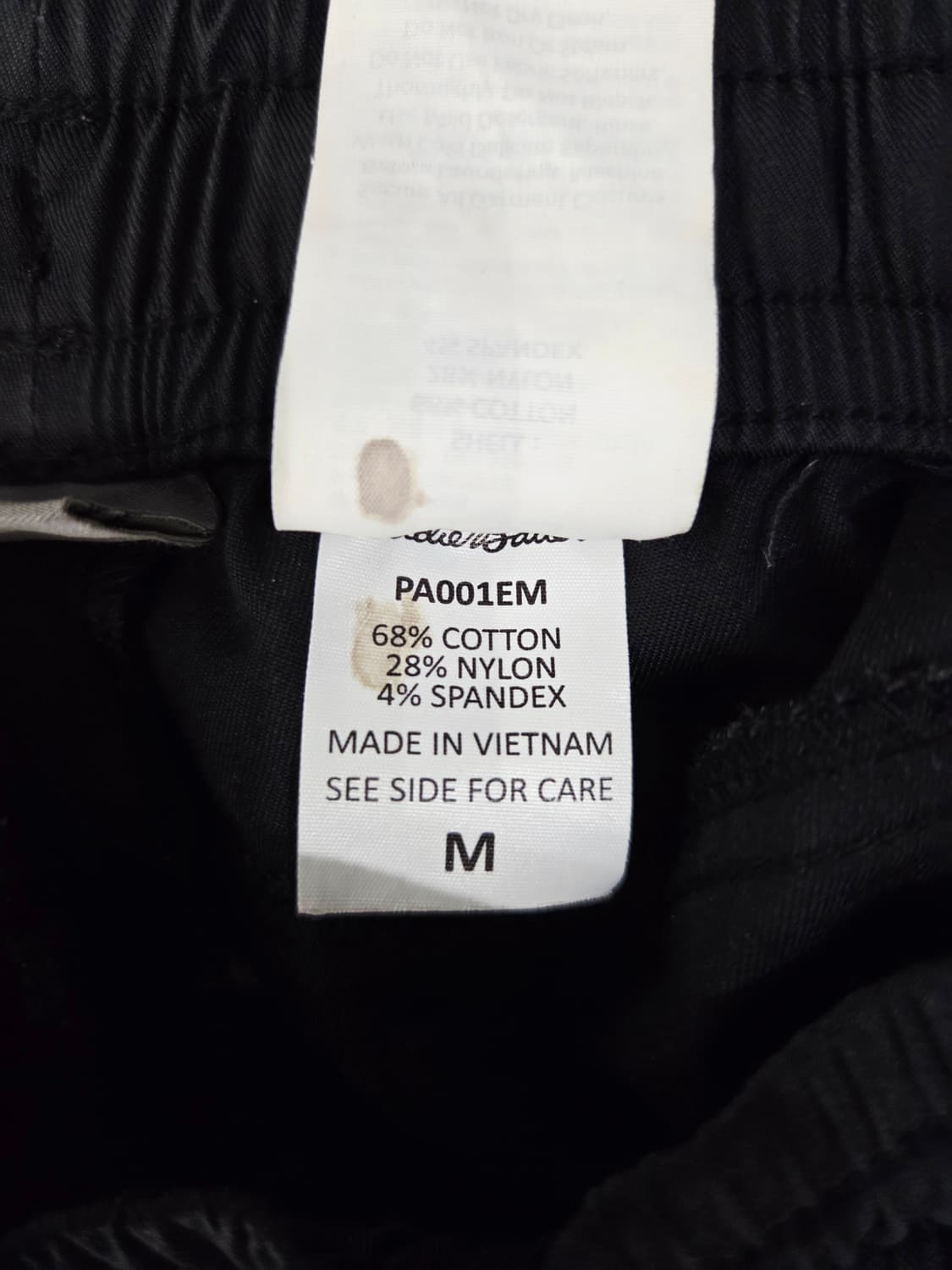 에디바우어 블랙 카고 밴딩 조거팬츠_M 상품이미지8