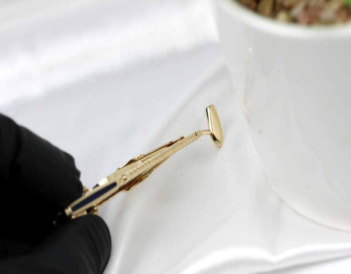 버버리 5.8cm S등급 골프 채 모티브 명품 넥타이핀 커프스 세트 상품이미지7