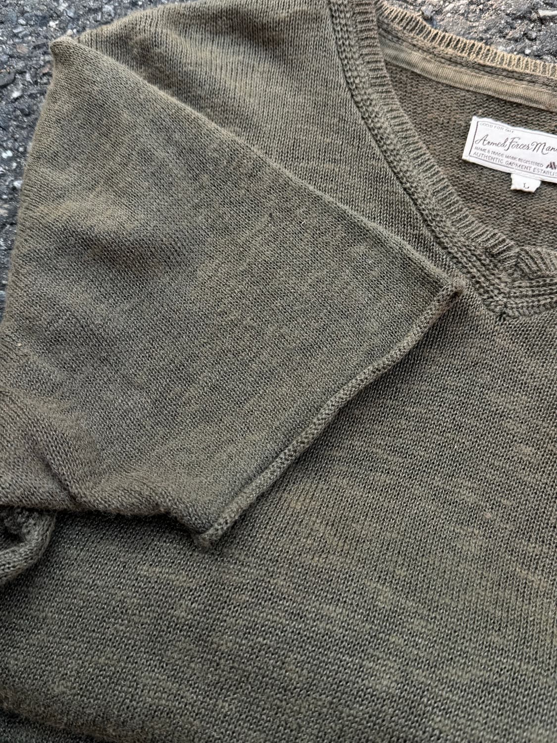 아비렉스 밀리터리 니트 반팔티셔츠  상품이미지7