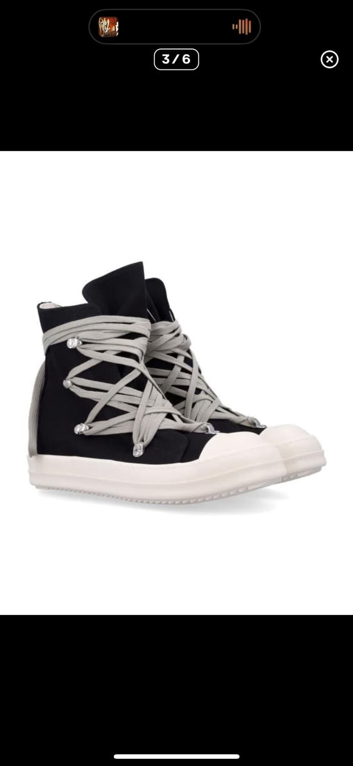 25fw 릭오웬스 메가레이스 다크쉐도우 라몬즈 42사이즈 상품이미지2