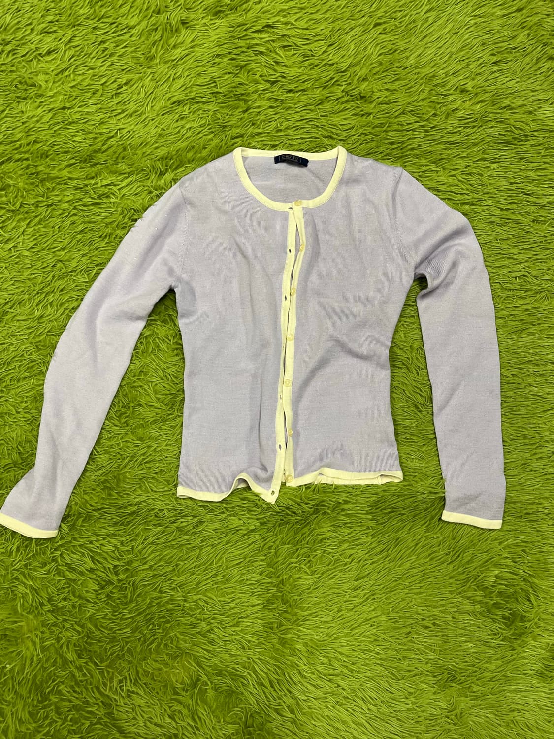 연보라 가디건 상품이미지1