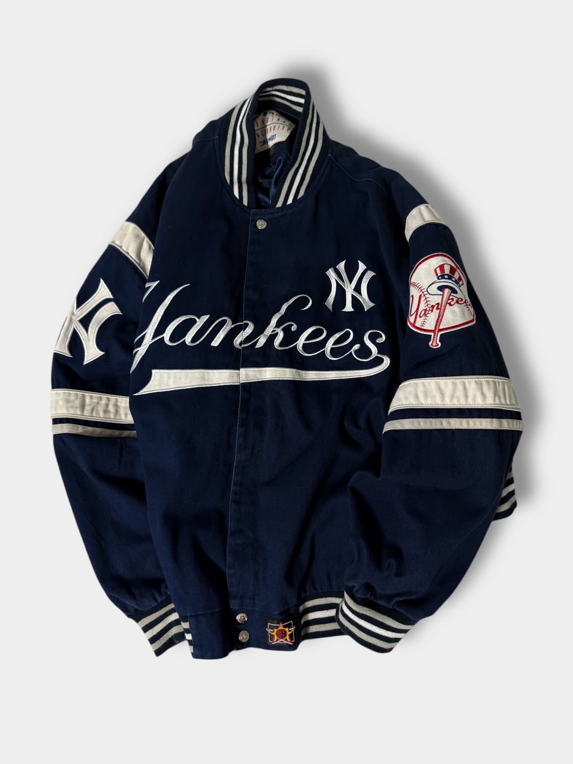 제프해밀턴 오버핏 뉴욕 양키즈 트윌 코튼 봄버 자켓 상품이미지3