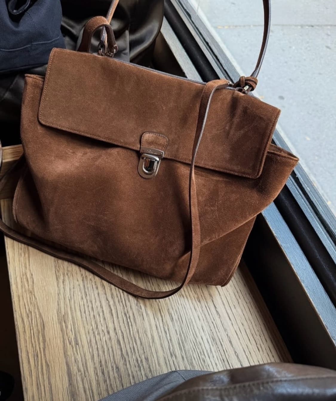 리본빛 멜로우 스웨이드 브라운 상품이미지3