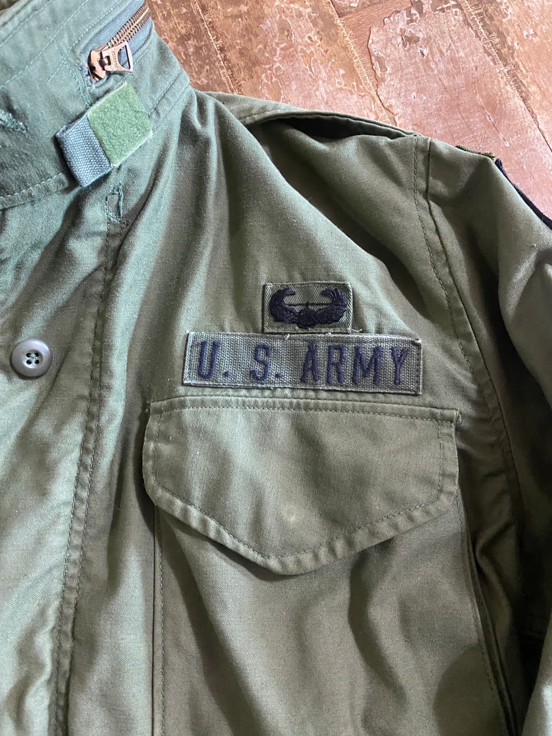 미군 M-65 야상 U.S. ARMY 패치 상품이미지2