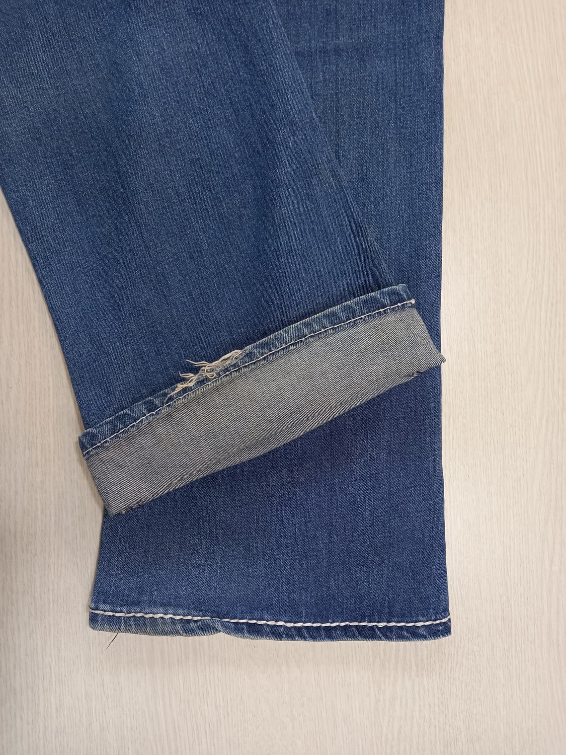 32-33 JUNDOL JEANS 골반 워싱 스판 부츠컷 32-250 상품이미지5