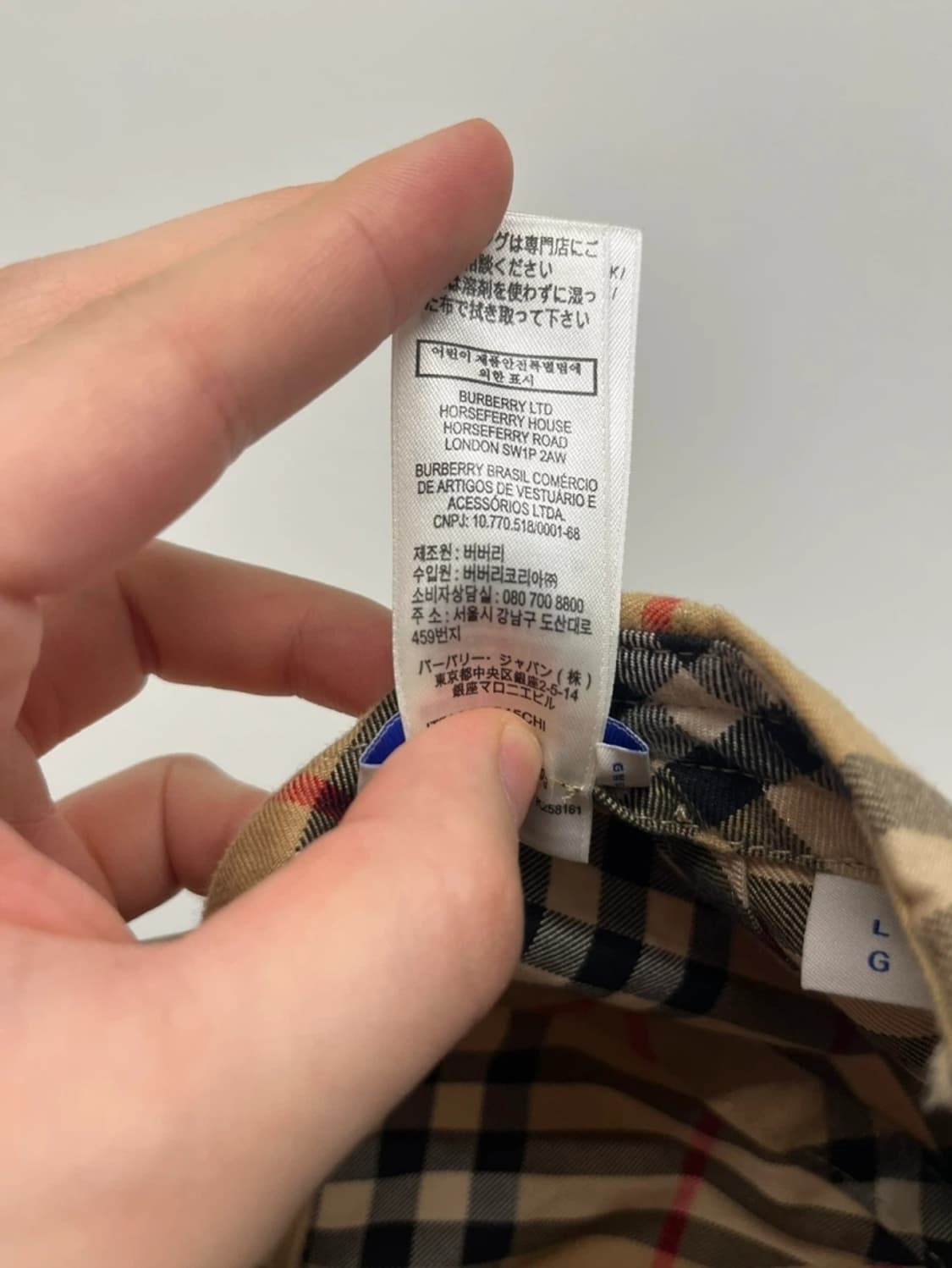 버버리 볼캡 상품이미지4