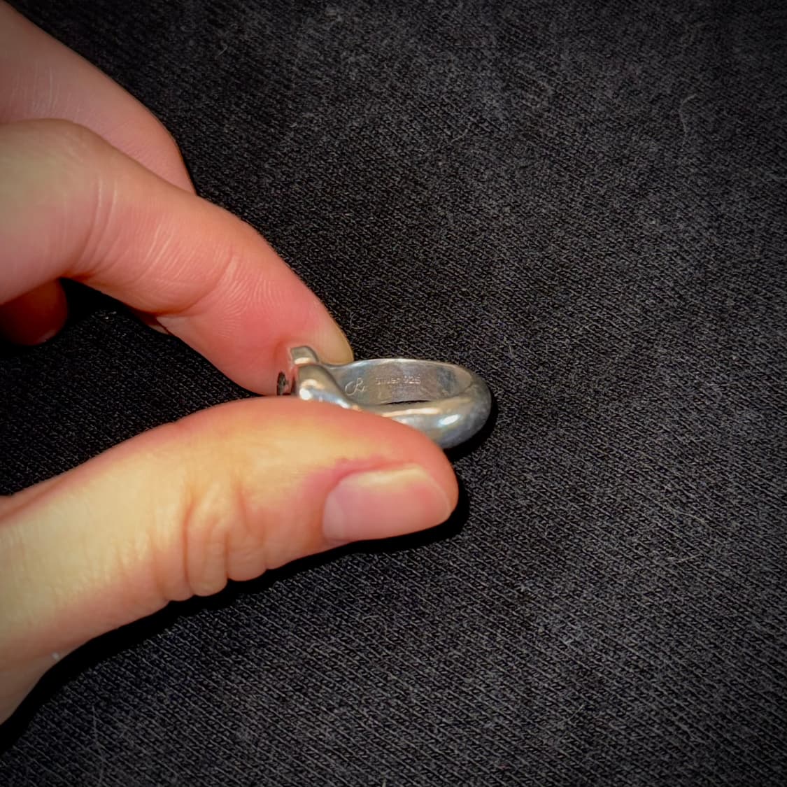 925실버 하트볼드 반지 상품이미지6