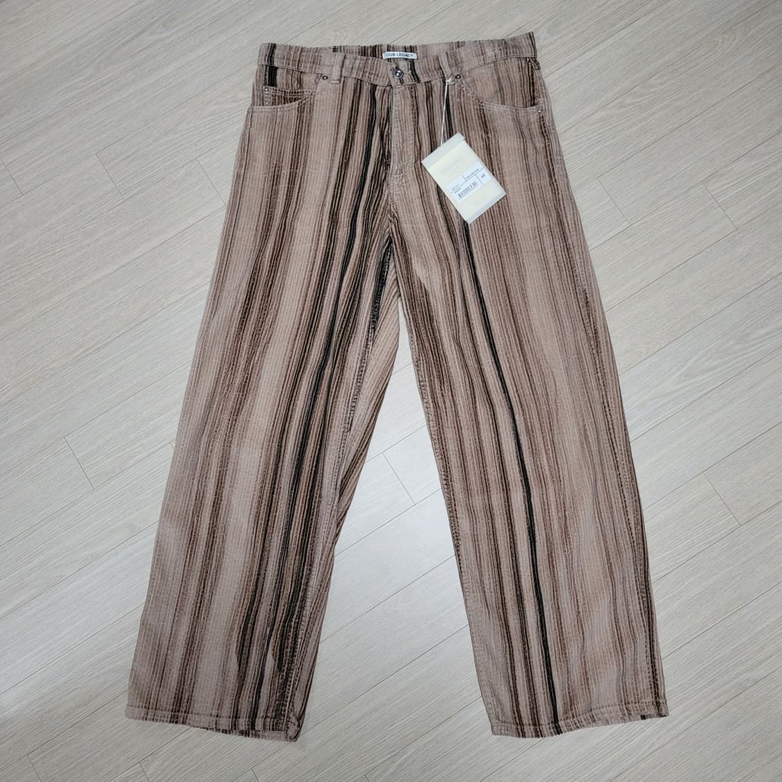 아워레가시 바스트컷 헤어 스트라이프 코듀로이  상품이미지1