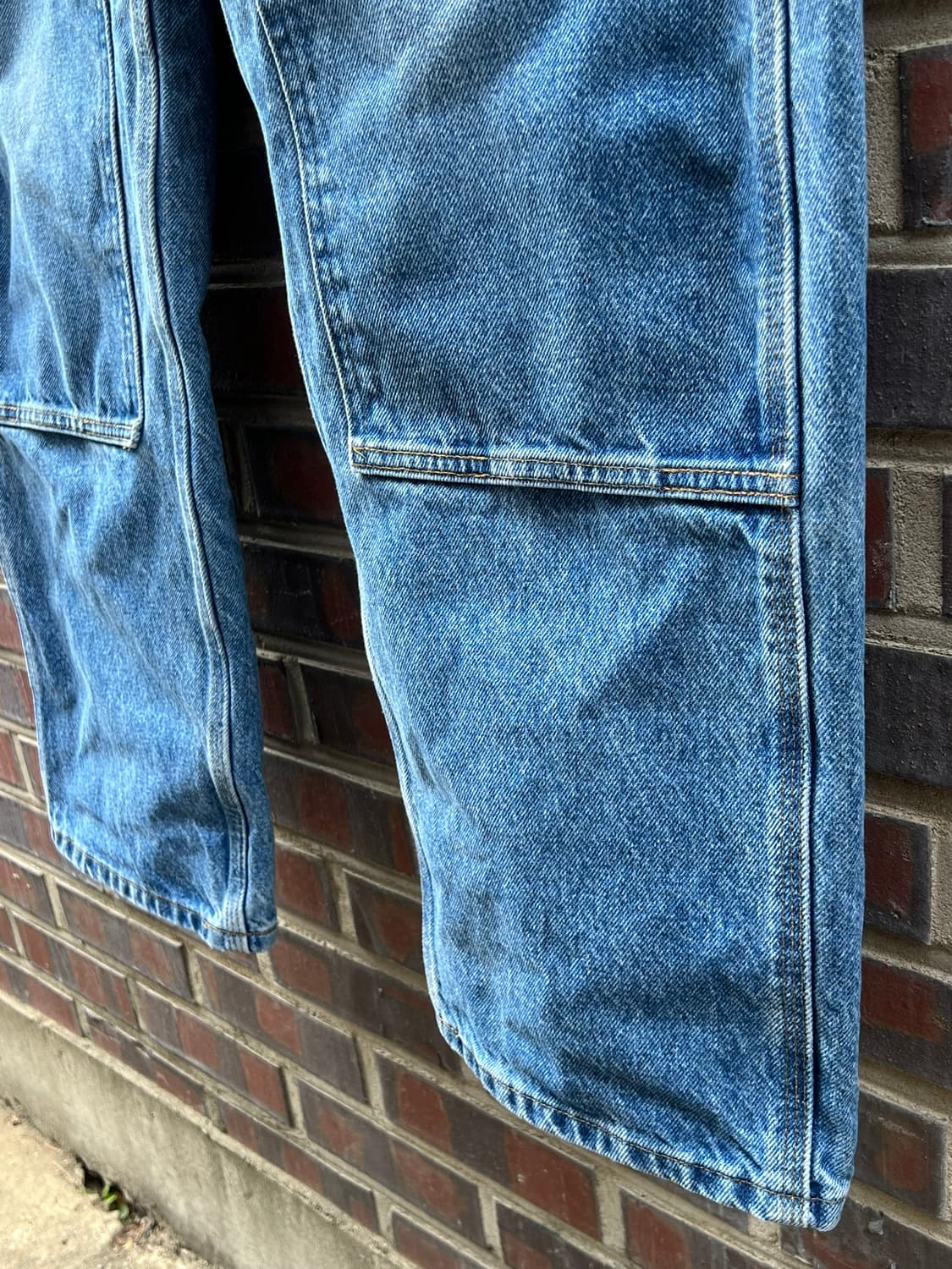 [34x32] 칼하트 B73 DST 더블니 데님 워크팬츠 덩가리핏 상품이미지7