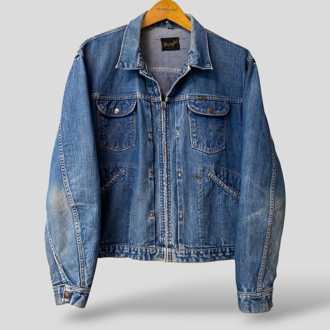 (46)70s WRANGLER 랭글러 24mjz 데님자켓 USA 상품이미지1