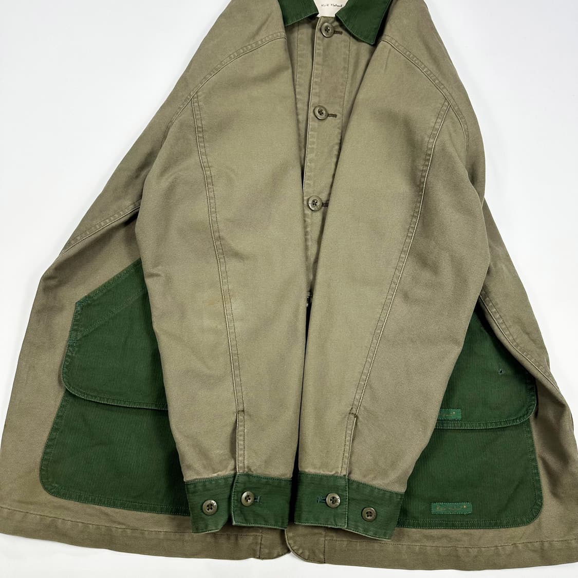 VTG 빈티지 재팬 패치워크 카키 초어자켓 (XL) 상품이미지4