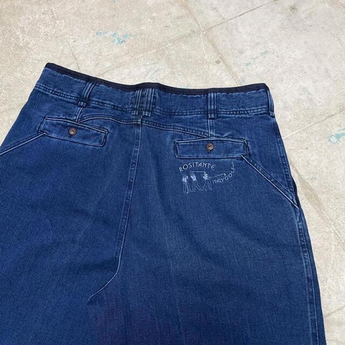 로시단테 투턱 테이퍼드 진 (38) 상품이미지4