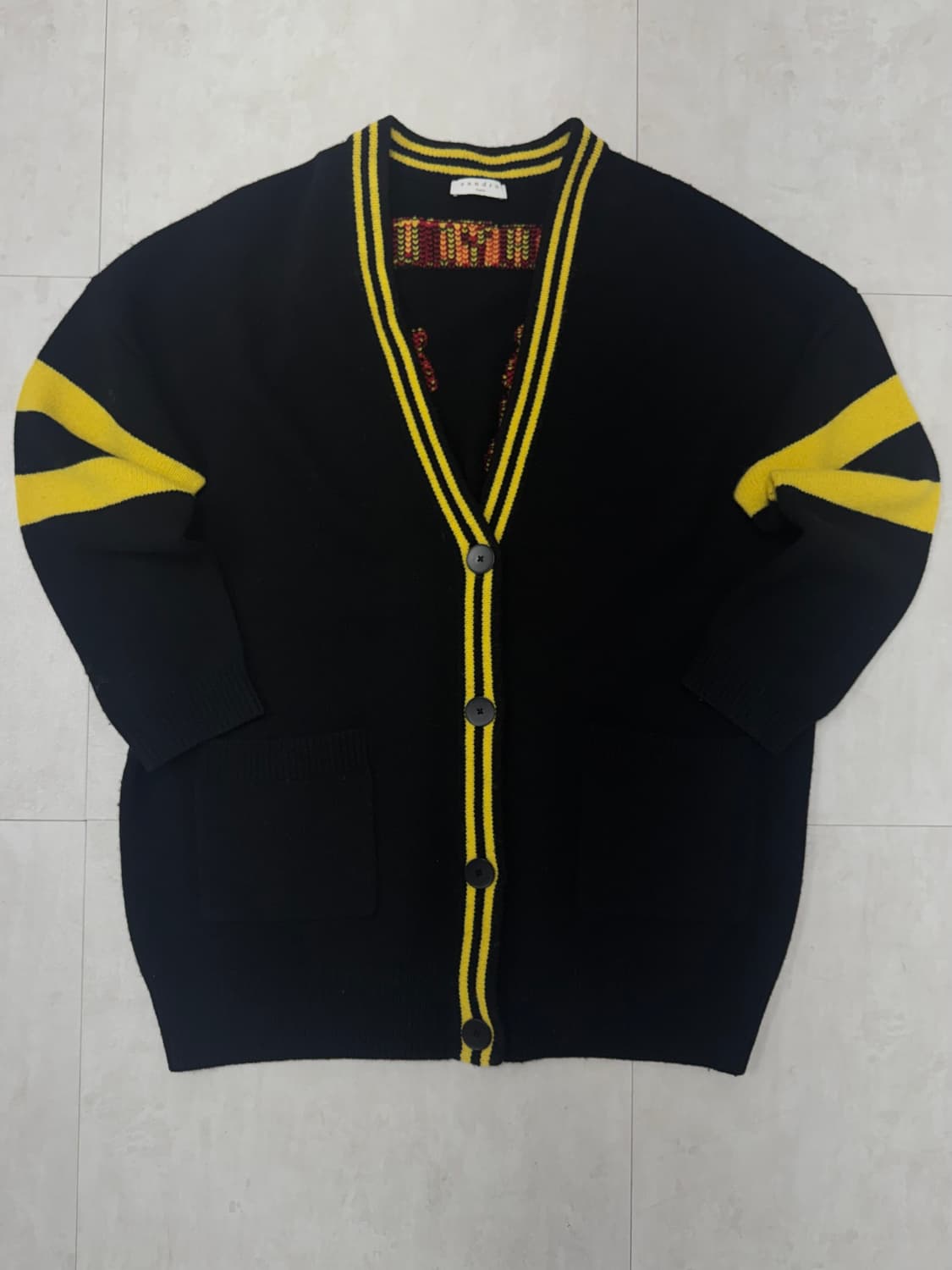 •산드로 프레피룩 울니트 가디건 상품이미지1